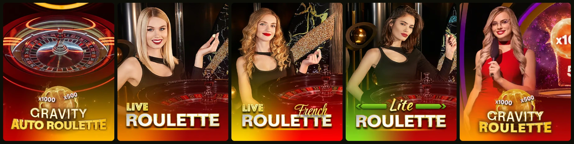 Live Roulette tables at Lucky Pays Casino