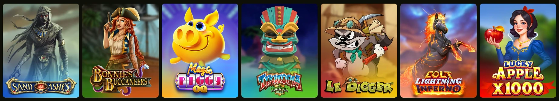 New slot games available at Lucky Pays Casino